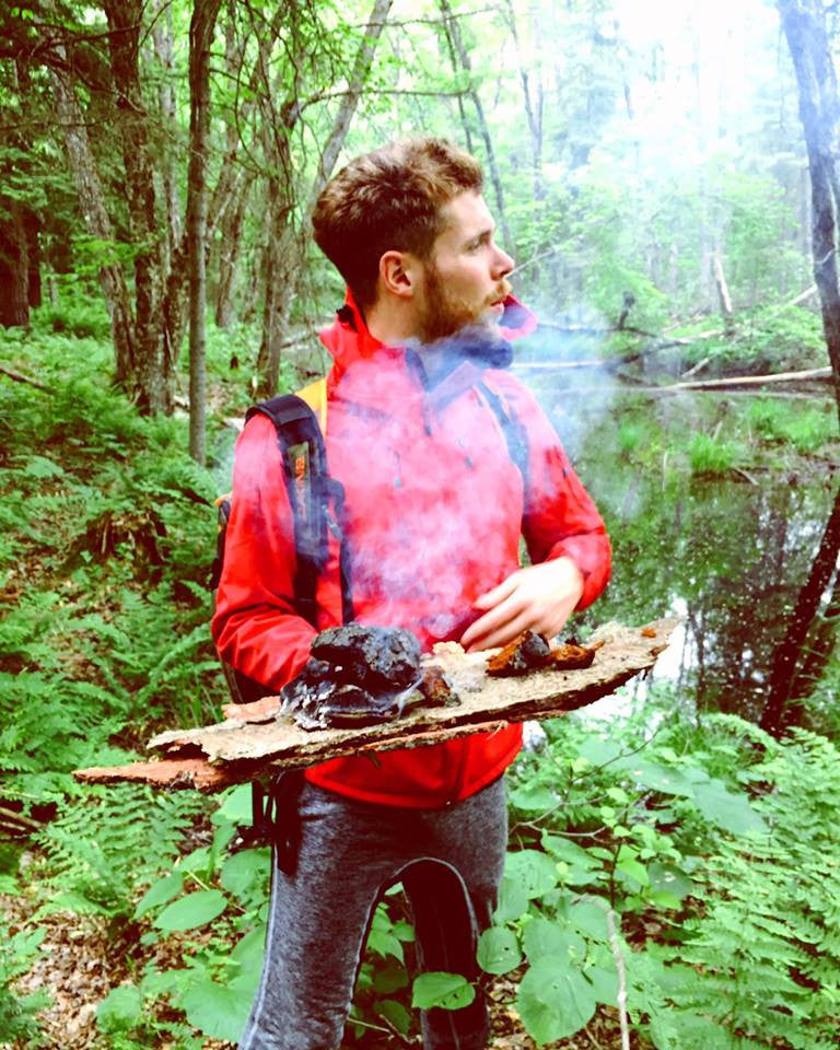 Wild Chaga Harvesting Adventures | Mosquito's, Resilience & Mushroom Burning Stoves
