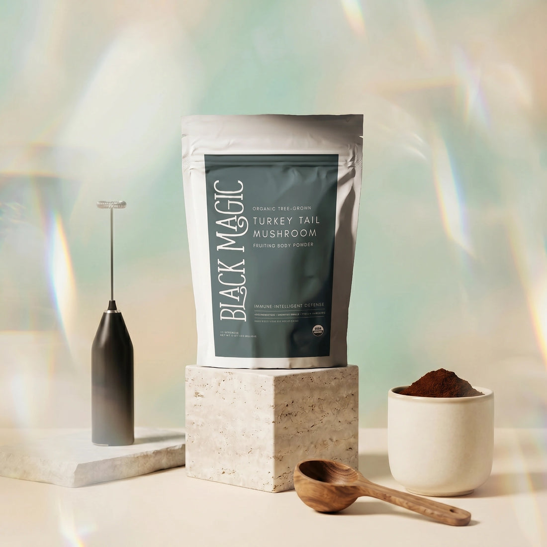 Organic Turkey Tail Mushroom Powder | Fruiting Body | PSK & PSP