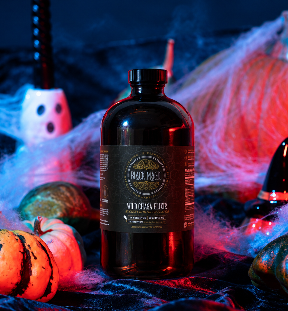 Wild Harvested Chaga Mushroom Rootbeer Elixir