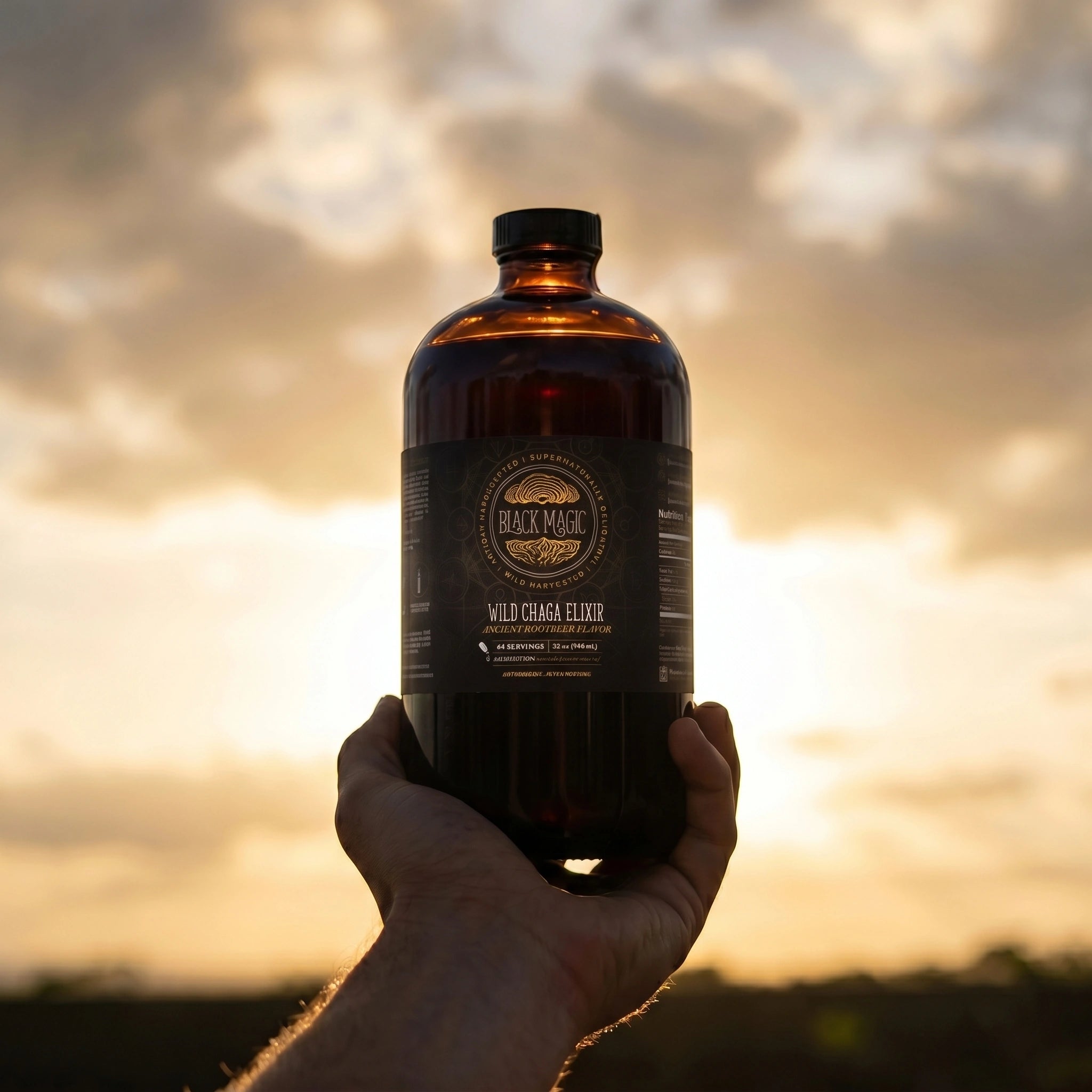 Wild Harvested Chaga Mushroom Rootbeer Elixir