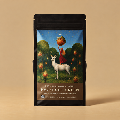 Holy Grounds Hazelnut Cream Mushroom Coffee