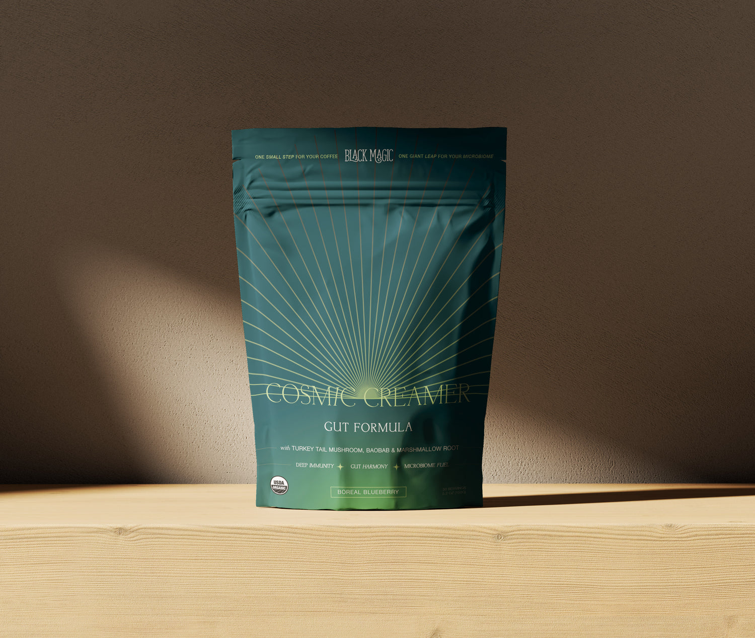 Cosmic Creamer: Turkey Tail Mushroom - Boreal Blueberry