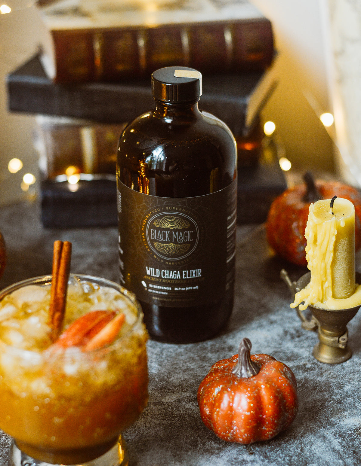 Wild Harvested Chaga Mushroom Rootbeer Elixir